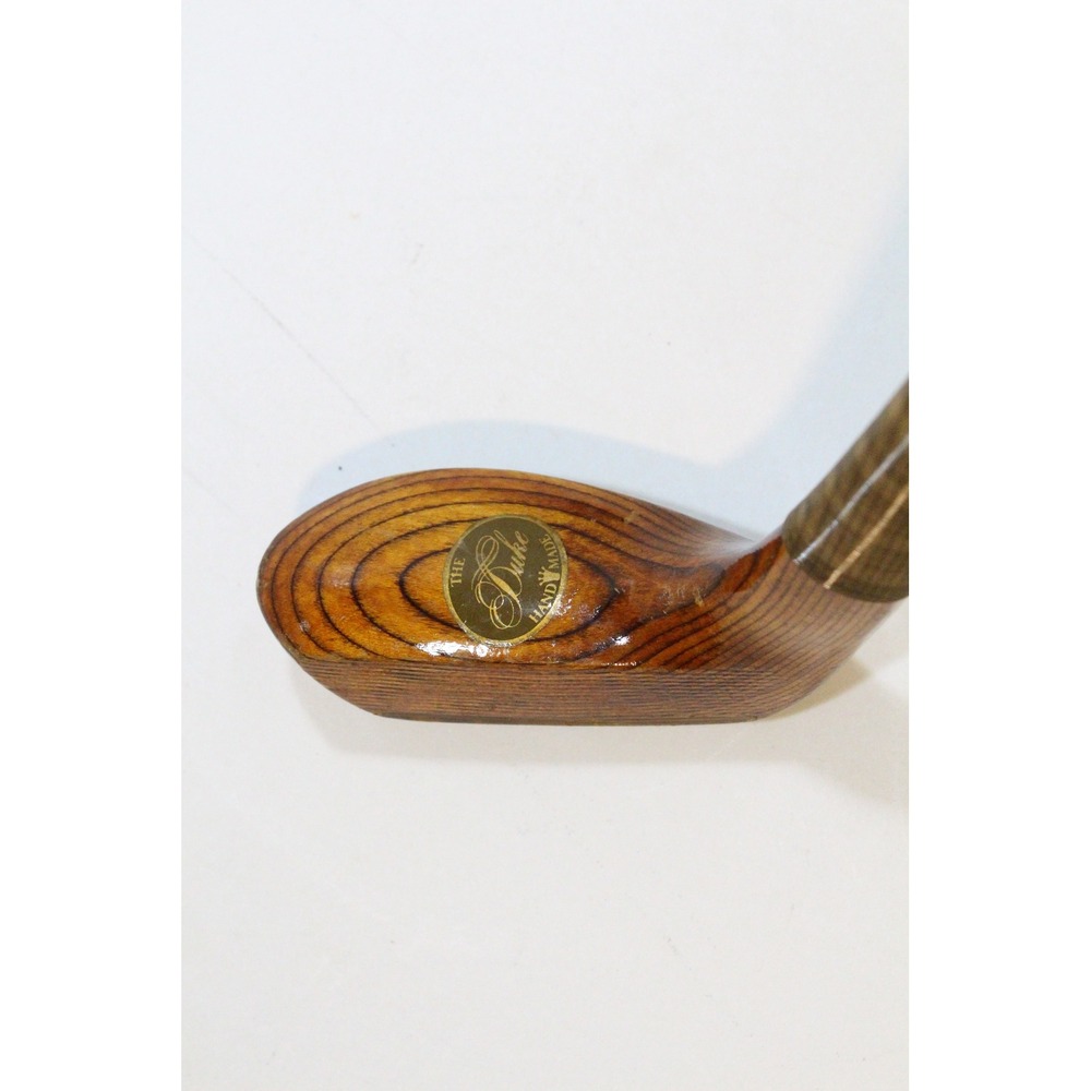 Vintage The Duke Handmade Wooden Golf Club Hickory Shaft Antique Collectible